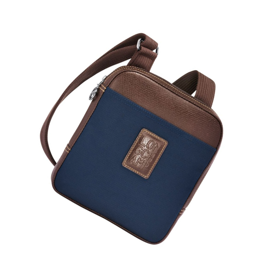 Longchamp Boxford S Crossbodytassen Heren Donkerblauw | NL-CK21580