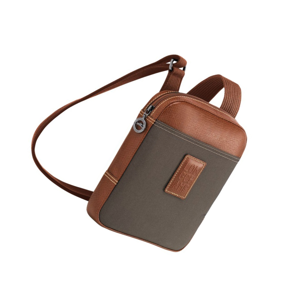 Longchamp Boxford S Crossbodytassen Heren Bruin | NL-RL56197