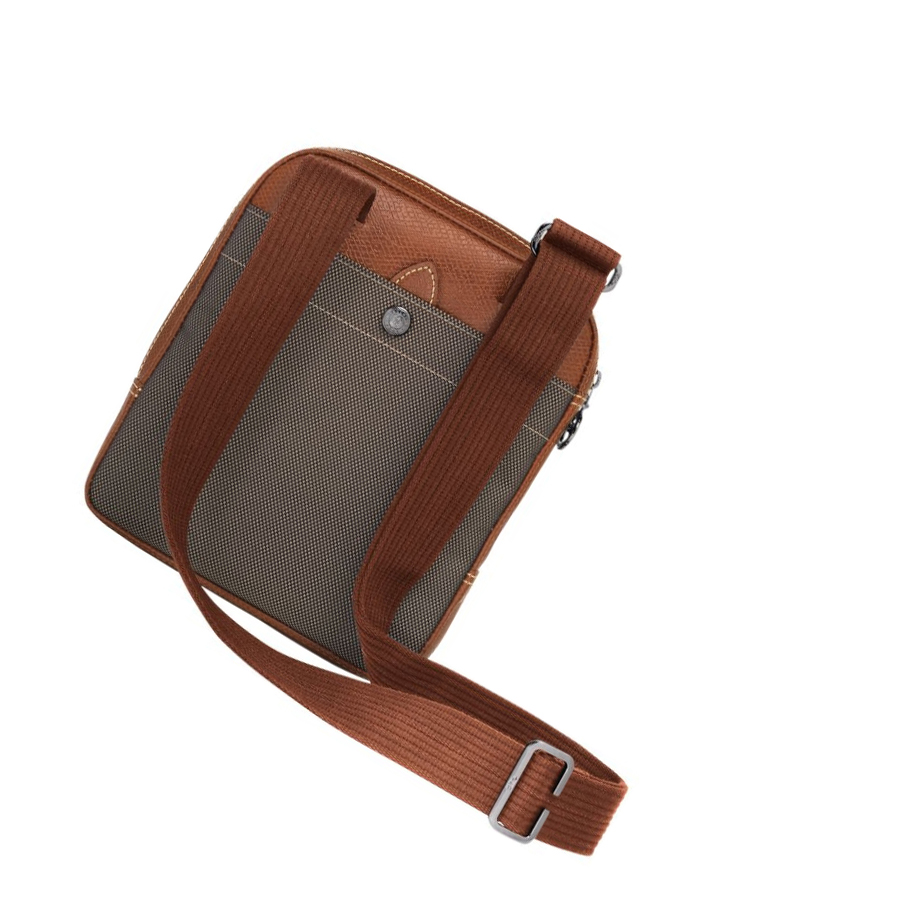 Longchamp Boxford S Crossbodytassen Heren Bruin | NL-RL56197