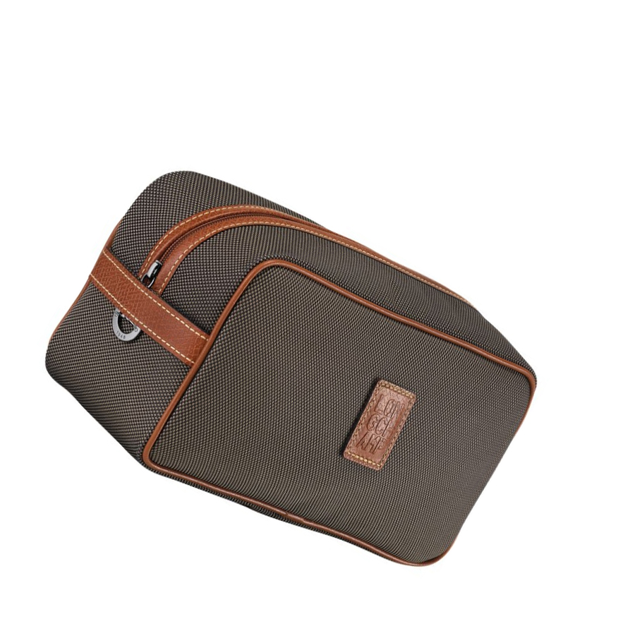 Longchamp Boxford Toilettas Heren Bruin | NL-MP81257