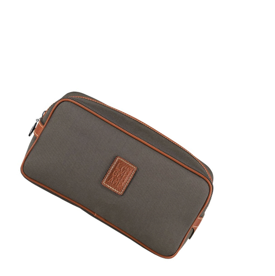 Longchamp Boxford Toilettas Heren Bruin | NL-MP81257