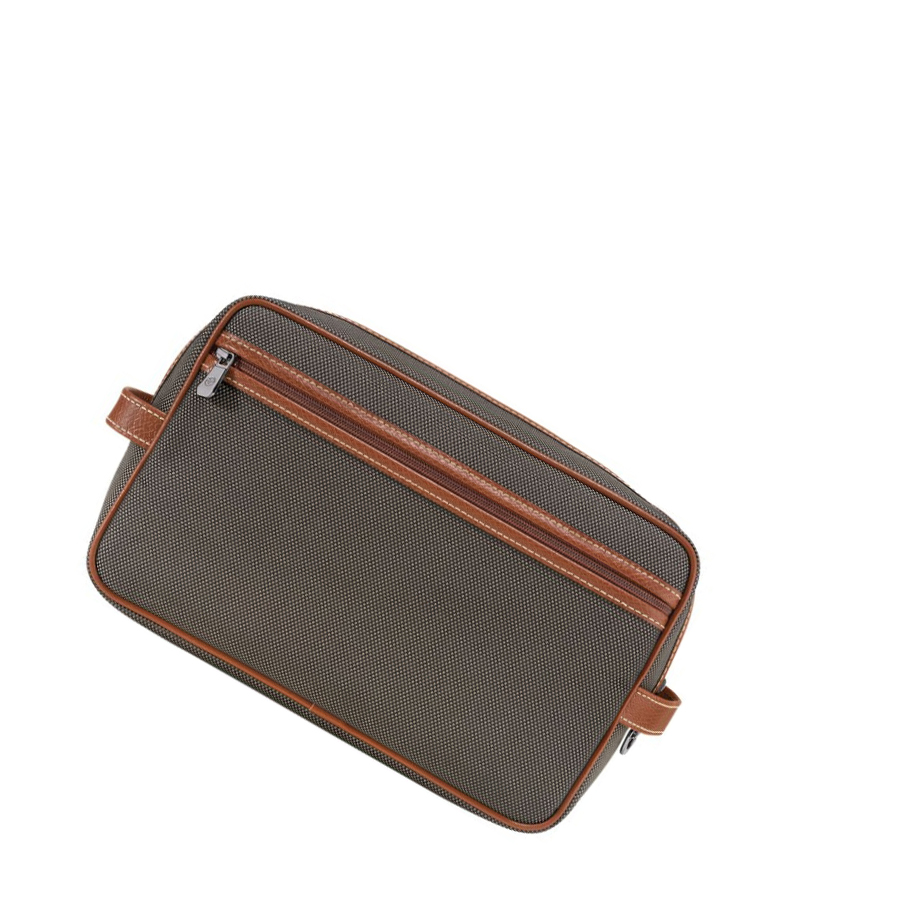 Longchamp Boxford Toilettas Heren Bruin | NL-RJ27683