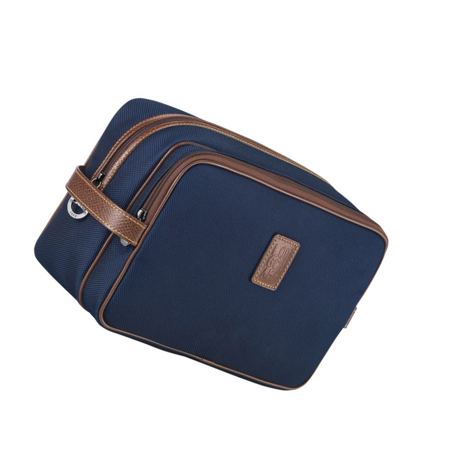 Longchamp Boxford Toilettas Heren Donkerblauw | NL-OP47082