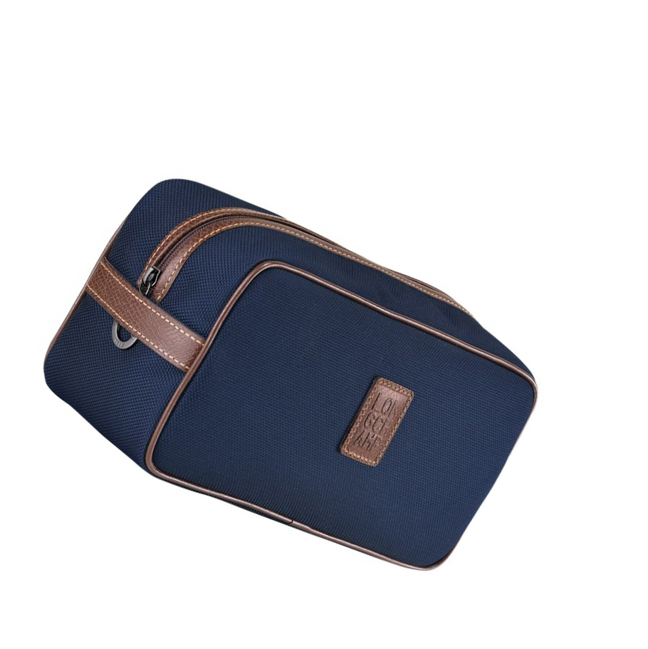 Longchamp Boxford Toilettas Heren Donkerblauw | NL-UJ46927