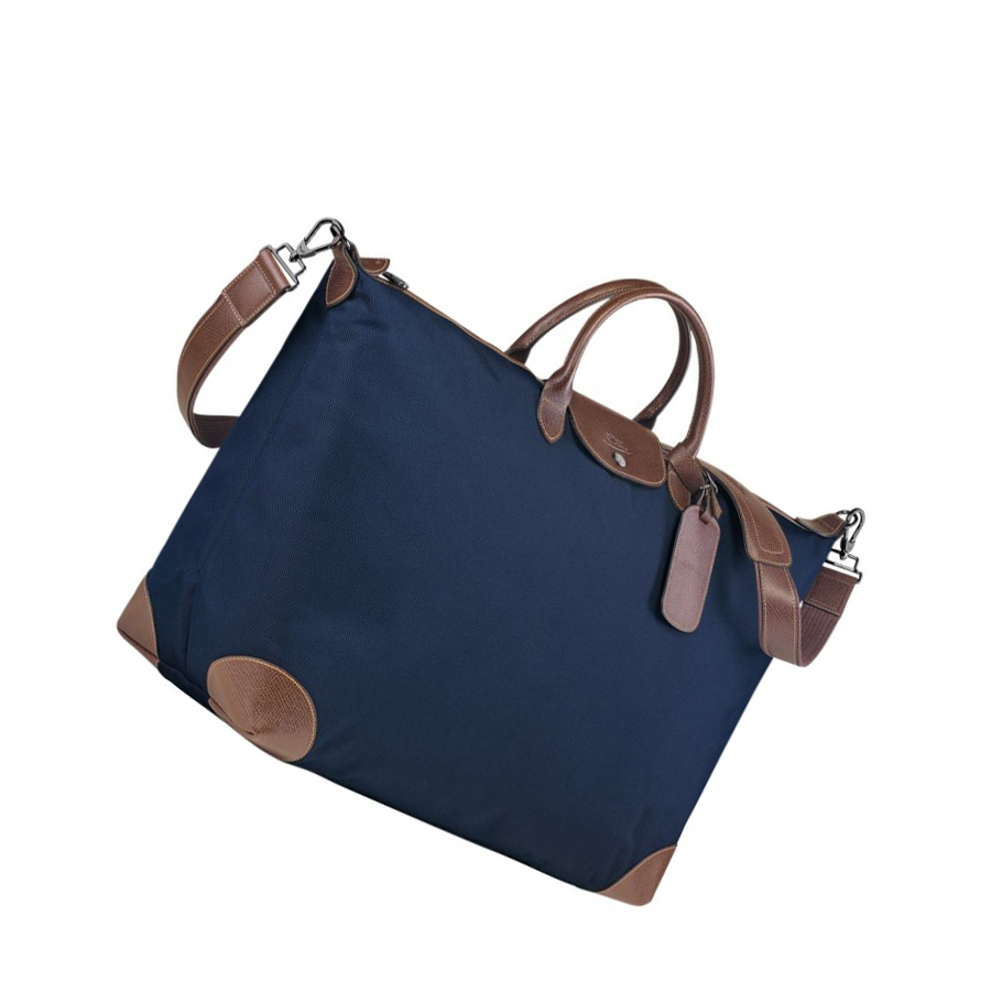 Longchamp Boxford XL Reistas Heren Donkerblauw | NL-YV54960