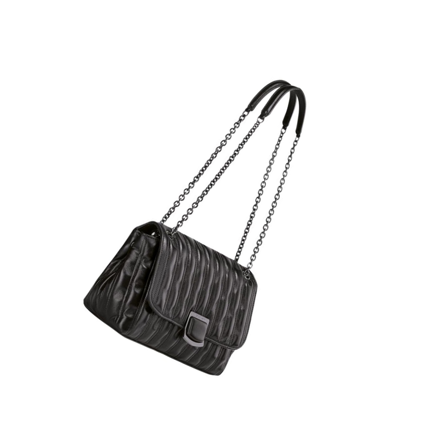 Longchamp Brioche M Crossbodytassen Dames Zwart | NL-LX16795