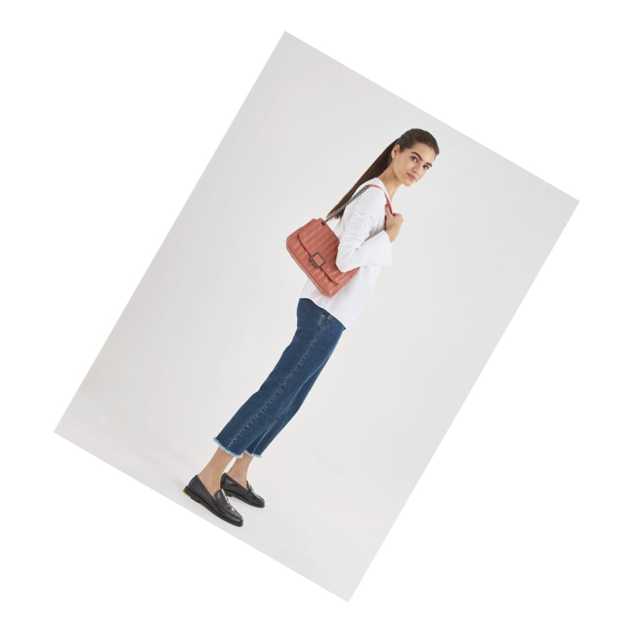 Longchamp Brioche M Crossbodytassen Dames Roze | NL-VX56027
