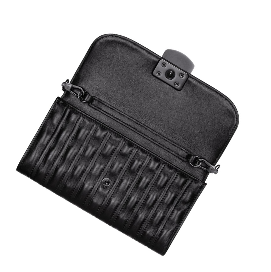 Longchamp Brioche Portefeuille Dames Zwart | NL-HB96075