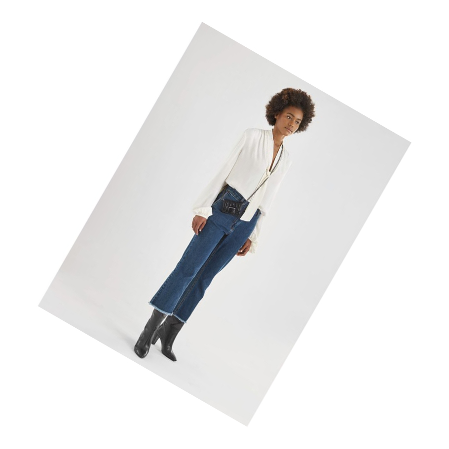 Longchamp Brioche Rits Rond Portemonnee Dames Zwart | NL-BE15708