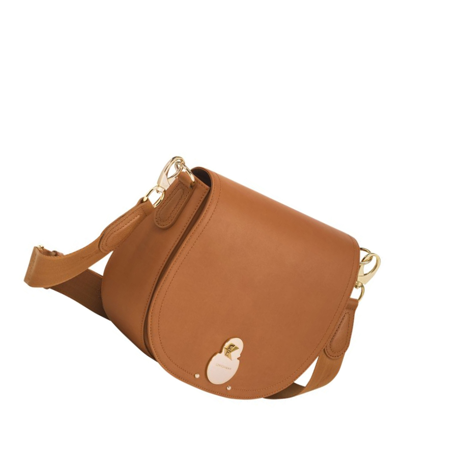 Longchamp Cavalcade M Crossbodytassen Dames Beige | NL-UD28064