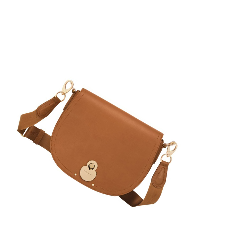 Longchamp Cavalcade M Crossbodytassen Dames Beige | NL-UD28064