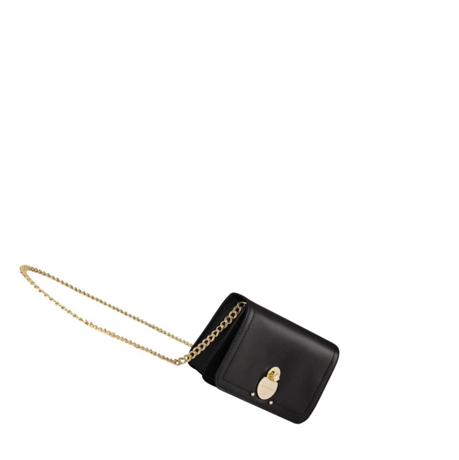Longchamp Cavalcade Rits Rond Portemonnee Dames Zwart | NL-LV12904