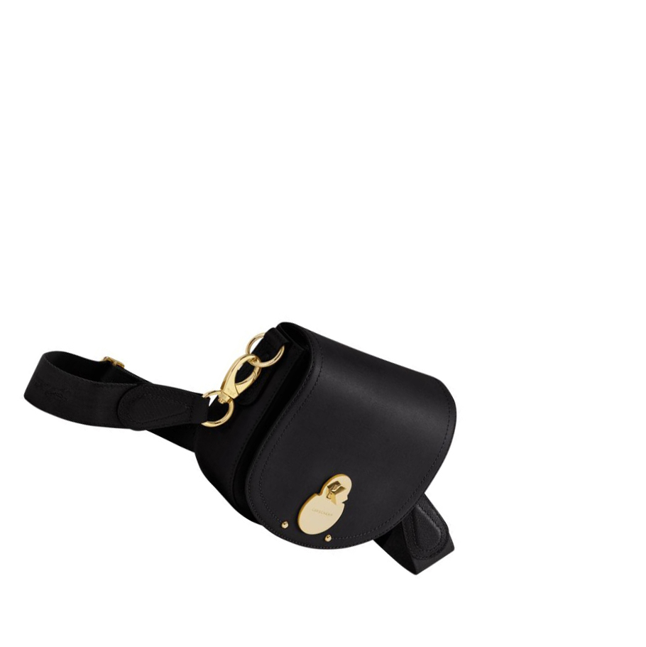 Longchamp Cavalcade S Crossbodytassen Dames Zwart | NL-UB45601