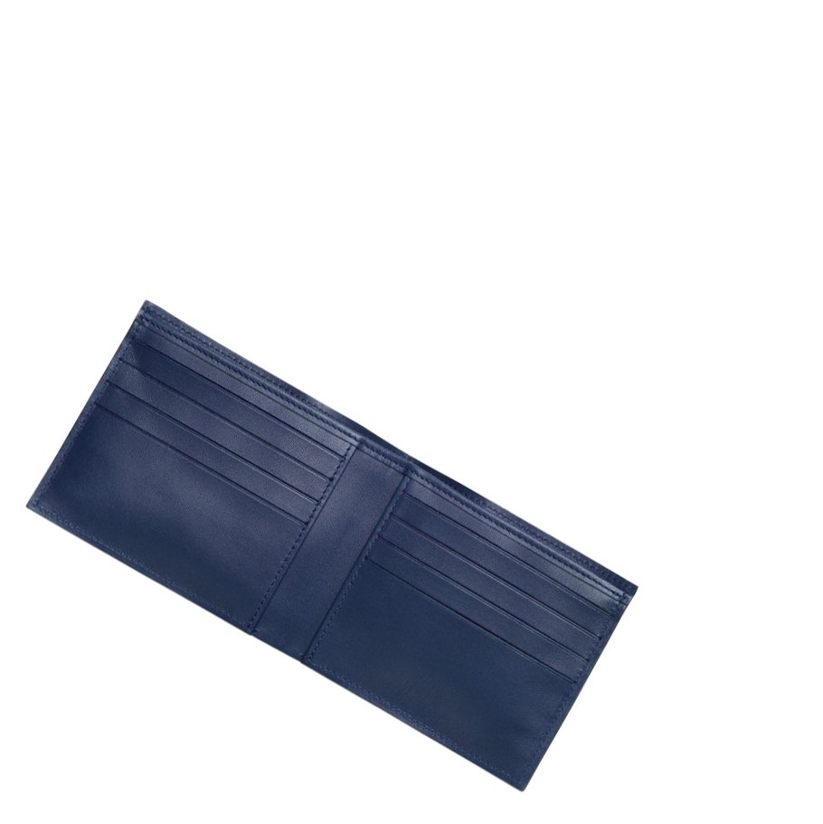 Longchamp Croco Block Portefeuille Dames Donkerblauw | NL-BS76185
