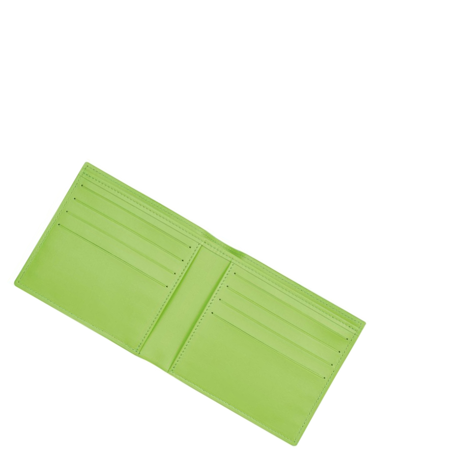 Longchamp Croco Block Portefeuille Heren Groen | NL-KI59834