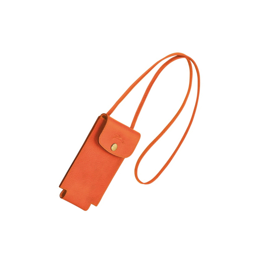 Longchamp Cuir De Russie Hoesje Dames Oranje | NL-OV76408