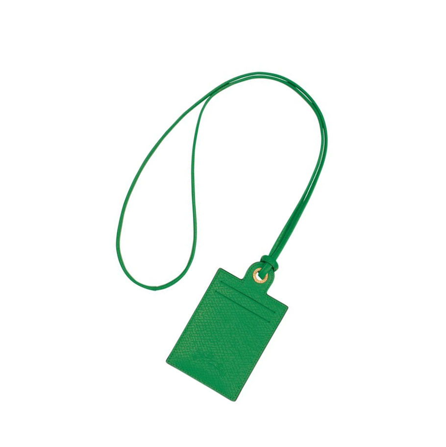 Longchamp Cuir De Russie Kaarthouder Dames Groen | NL-VE06873