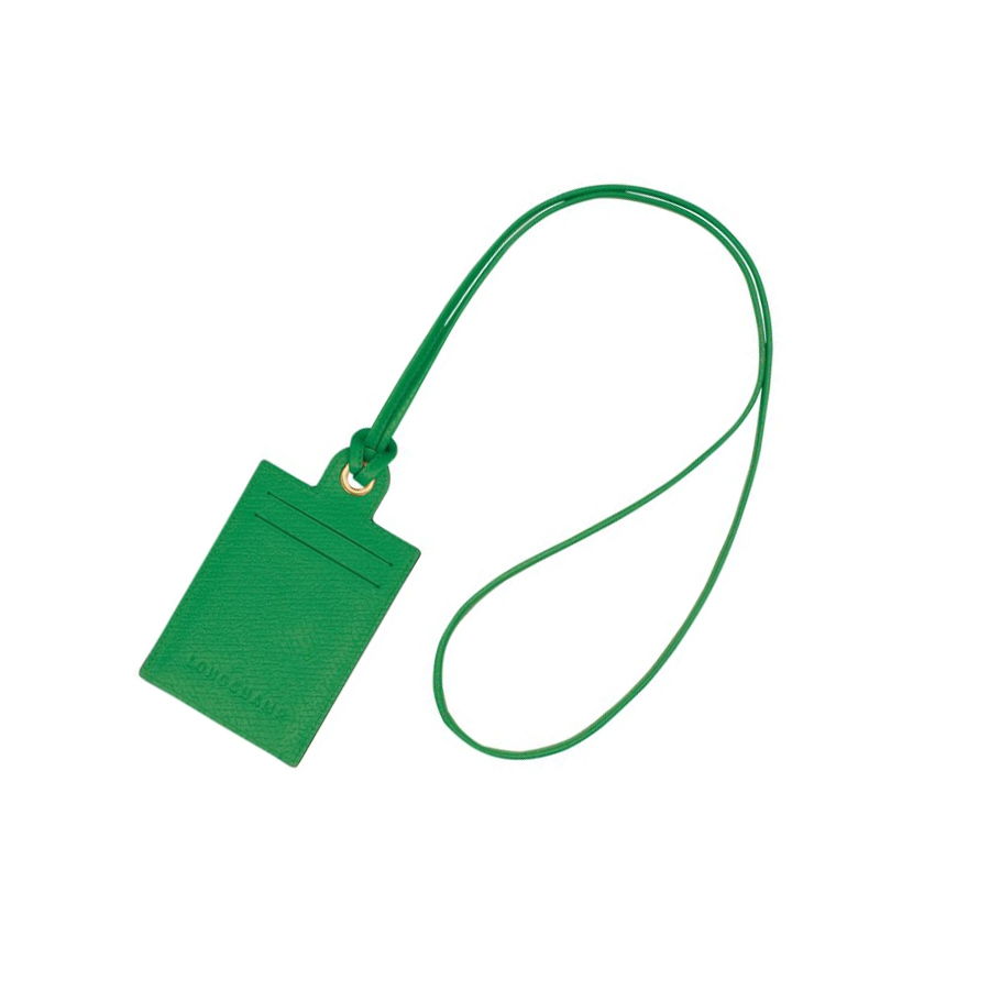 Longchamp Cuir De Russie Kaarthouder Dames Groen | NL-VE06873