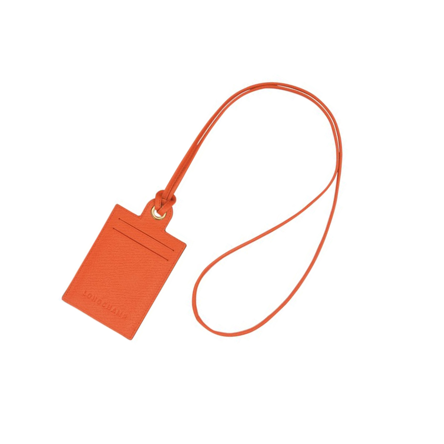 Longchamp Cuir De Russie Kaarthouder Heren Oranje | NL-JS81720