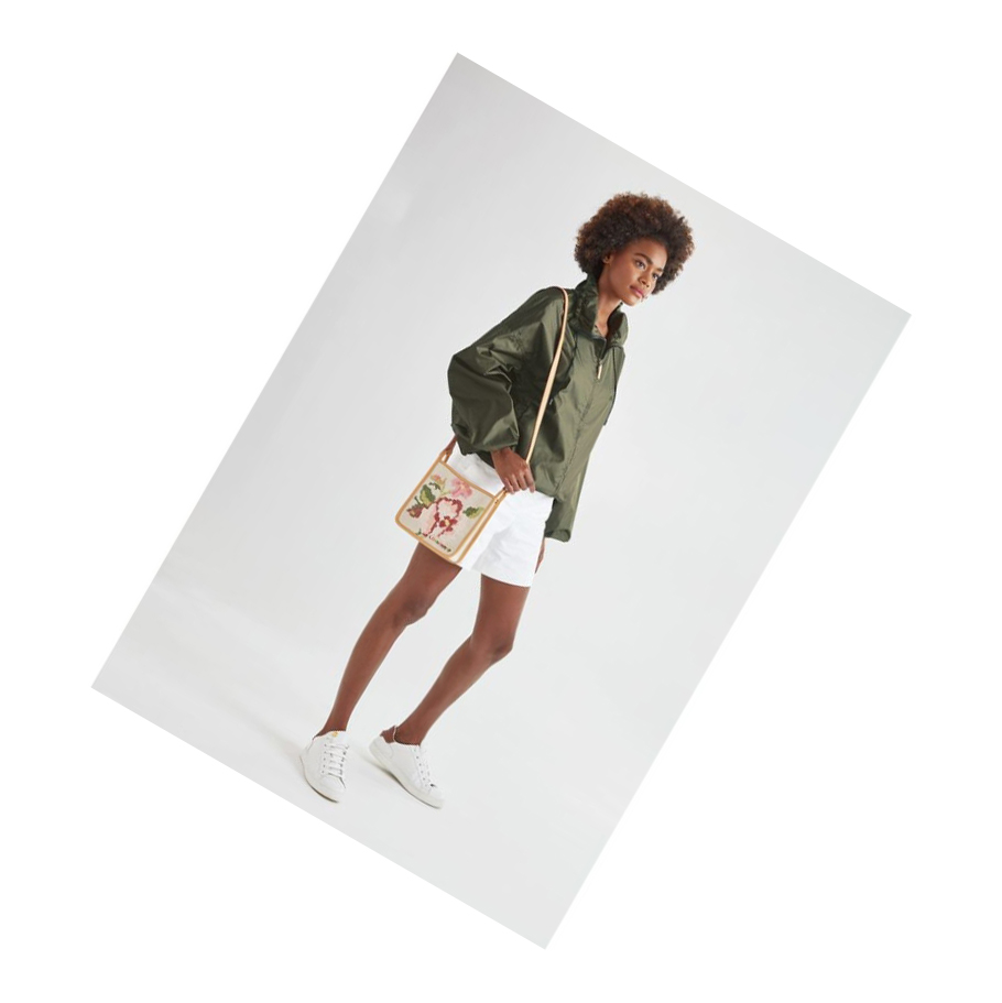 Longchamp Le Foulonné Brodé S Crossbodytassen Dames Roze | NL-IE20193
