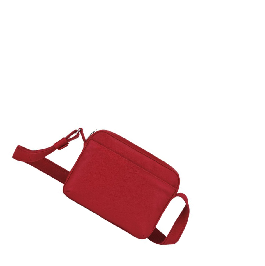 Longchamp Le Foulonné Crossbodytassen Heren Rood | NL-KX35281