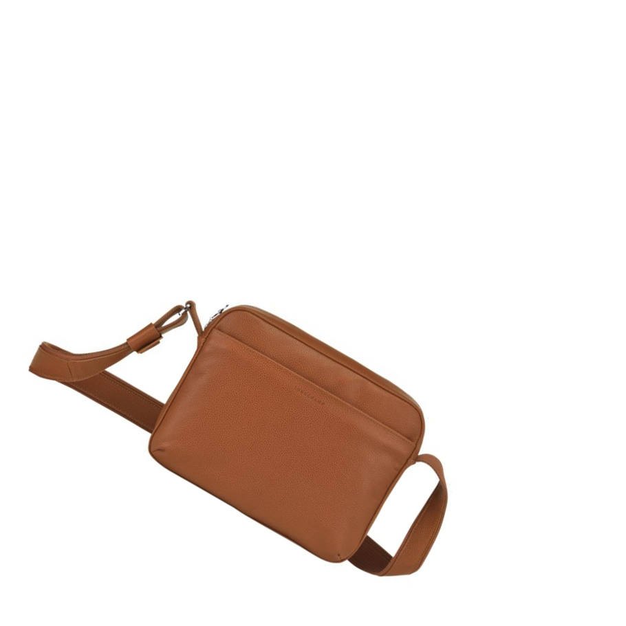 Longchamp Le Foulonné Crossbodytassen Heren Bruin | NL-WI16259