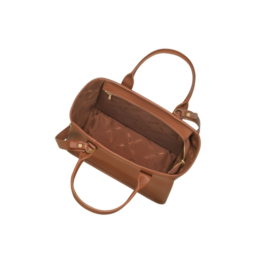 Longchamp Le Foulonné Handtas Dames Bruin | NL-QP20714