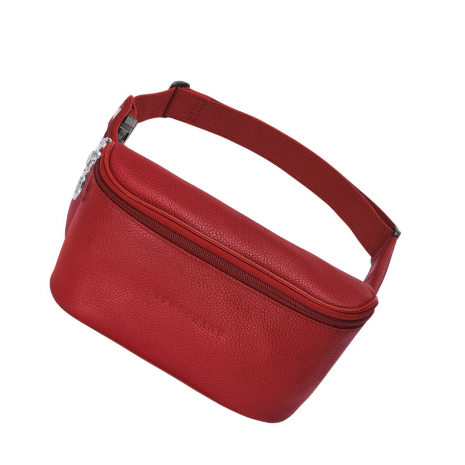 Longchamp Le Foulonné Heuptas Heren Rood | NL-CP64503