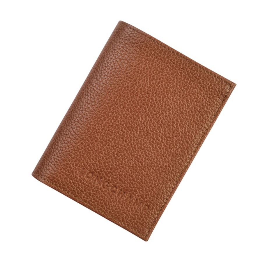 Longchamp Le Foulonné Kaarthouder Dames Bruin | NL-CL07154