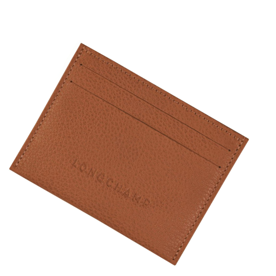 Longchamp Le Foulonné Kaarthouder Dames Bruin | NL-LC26708