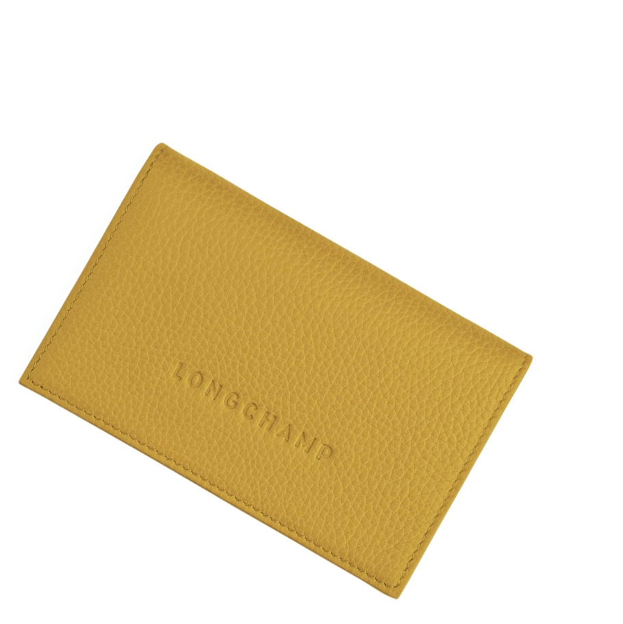 Longchamp Le Foulonné Kaarthouder Dames Geel | NL-QW93614