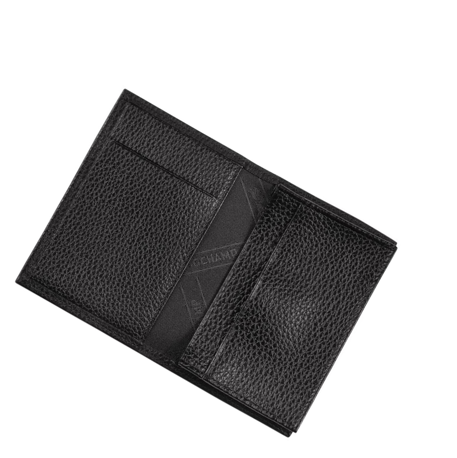 Longchamp Le Foulonné Kaarthouder Dames Zwart | NL-TH82970
