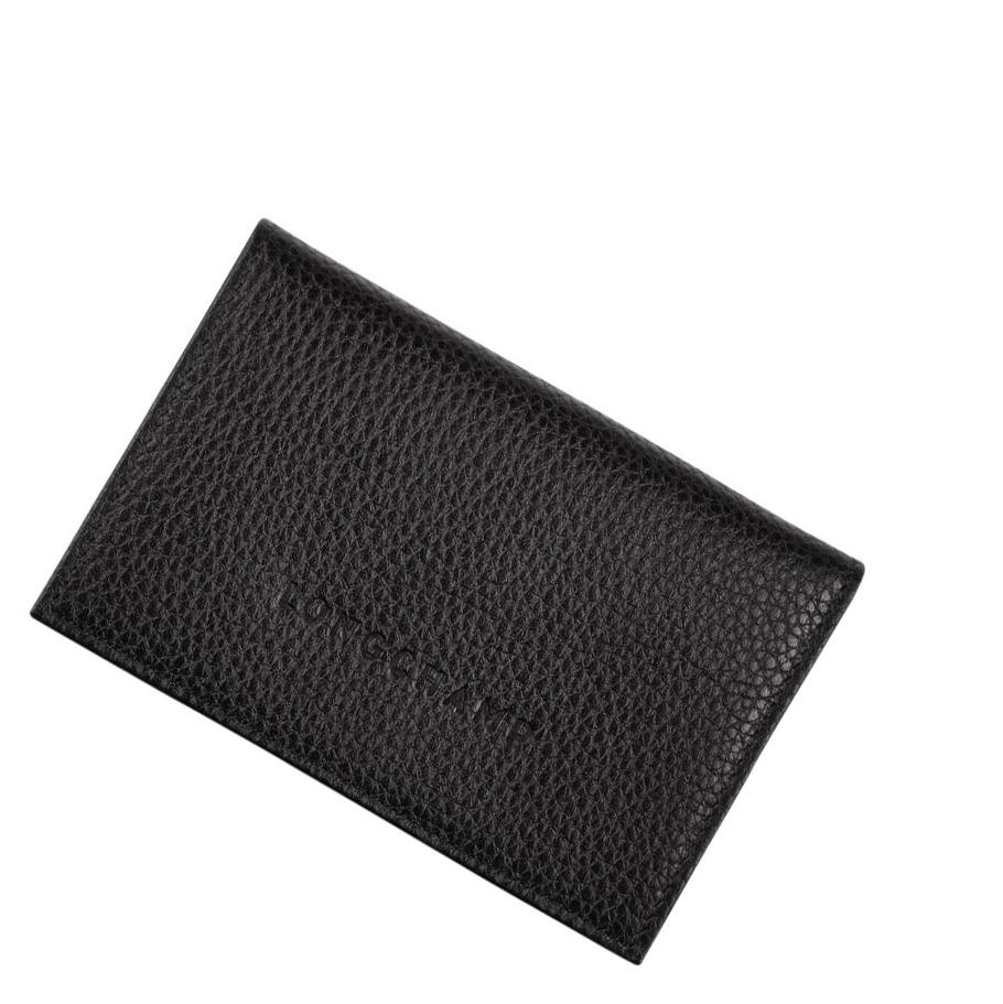 Longchamp Le Foulonné Kaarthouder Dames Zwart | NL-TH82970