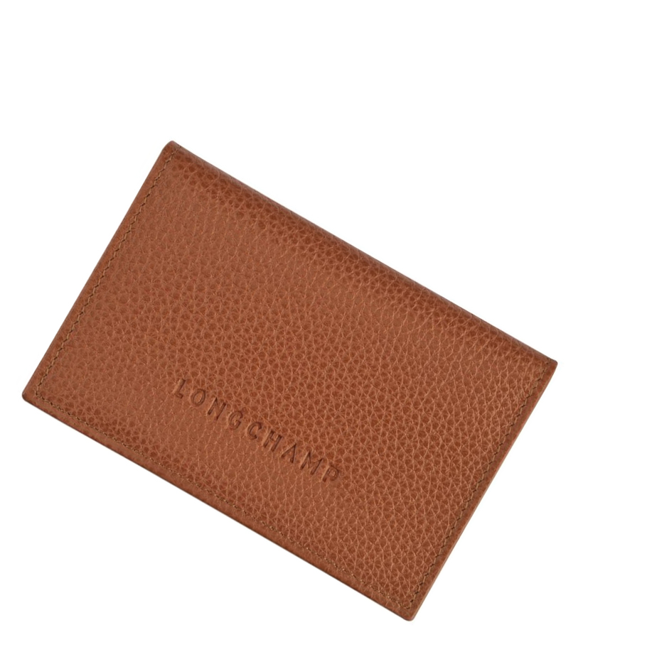 Longchamp Le Foulonné Kaarthouder Dames Bruin | NL-VW05268