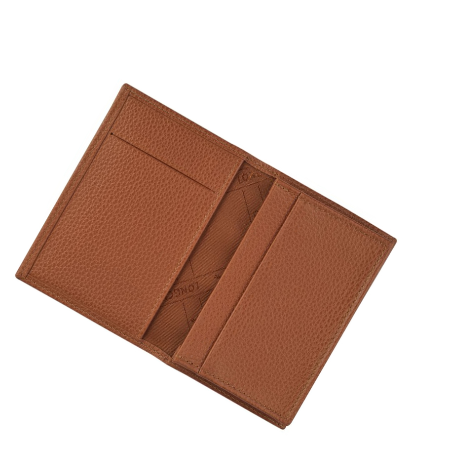 Longchamp Le Foulonné Kaarthouder Heren Bruin | NL-BT45261