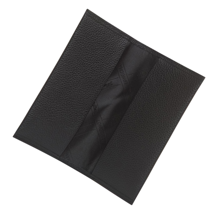 Longchamp Le Foulonné Kaarthouder Heren Zwart | NL-IM87624