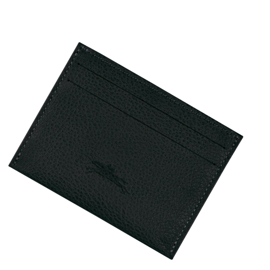 Longchamp Le Foulonné Kaarthouder Heren Zwart | NL-QF72684