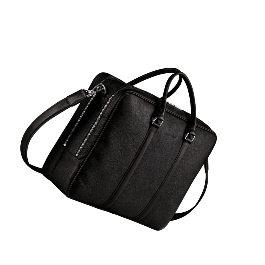 Longchamp Le Foulonné L Aktetas Dames Zwart | NL-UB60491
