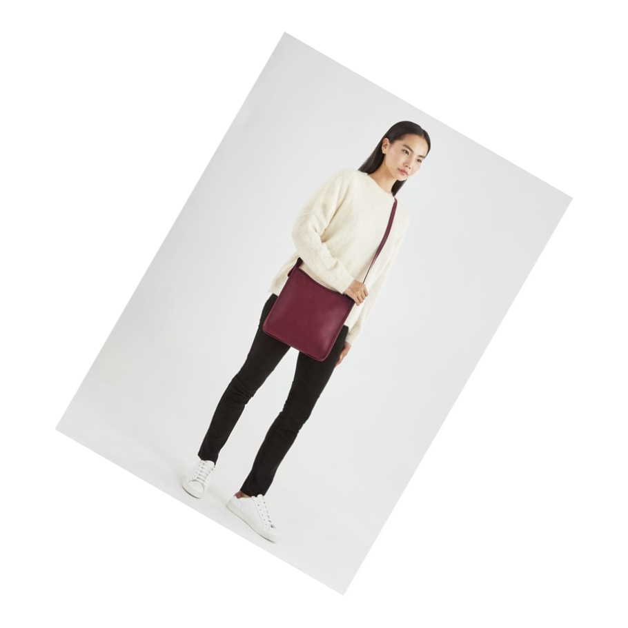 Longchamp Le Foulonné L Crossbodytassen Dames Rood | NL-DE79480