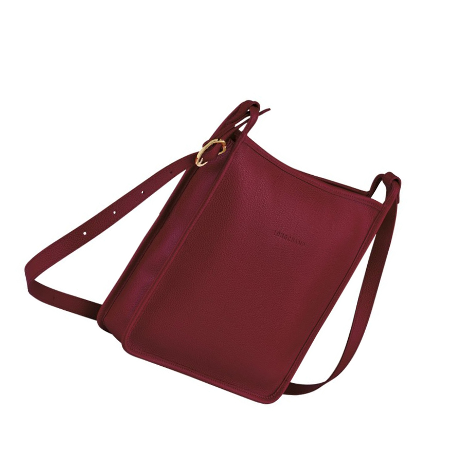 Longchamp Le Foulonné L Crossbodytassen Dames Rood | NL-DE79480
