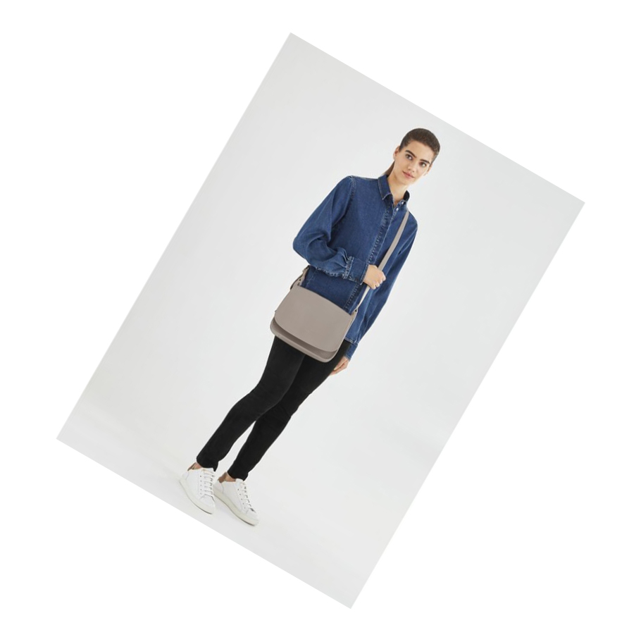 Longchamp Le Foulonné L Crossbodytassen Dames Grijs | NL-NG79465