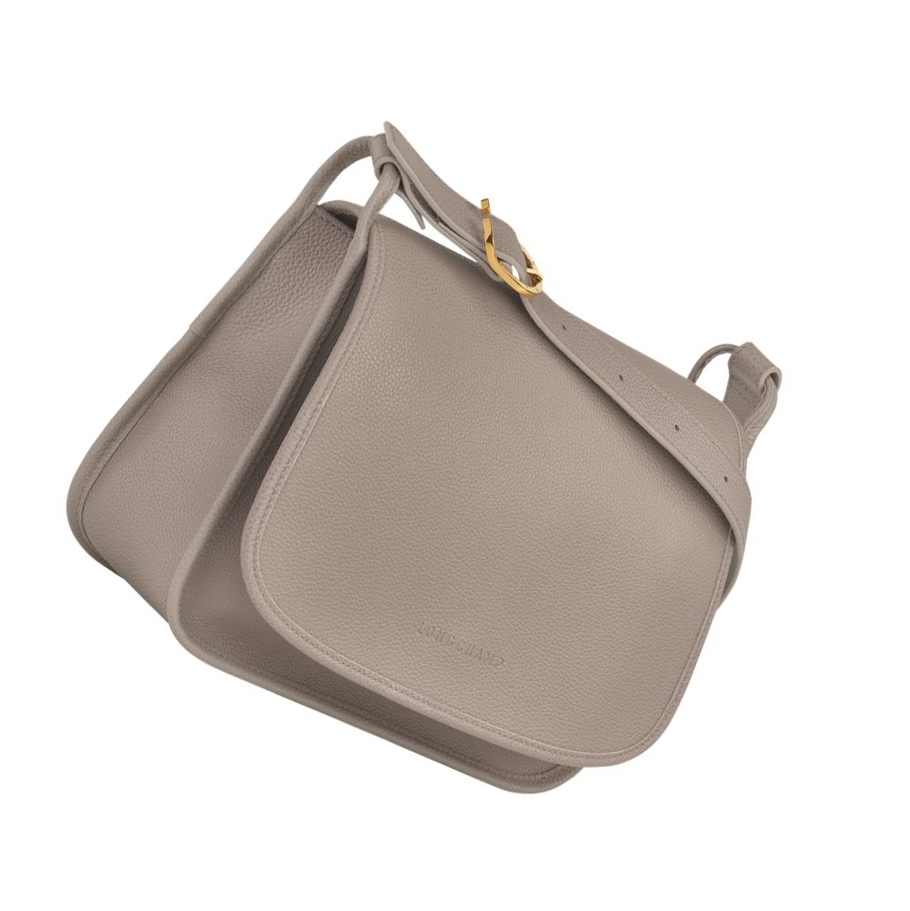Longchamp Le Foulonné L Crossbodytassen Dames Grijs | NL-NG79465