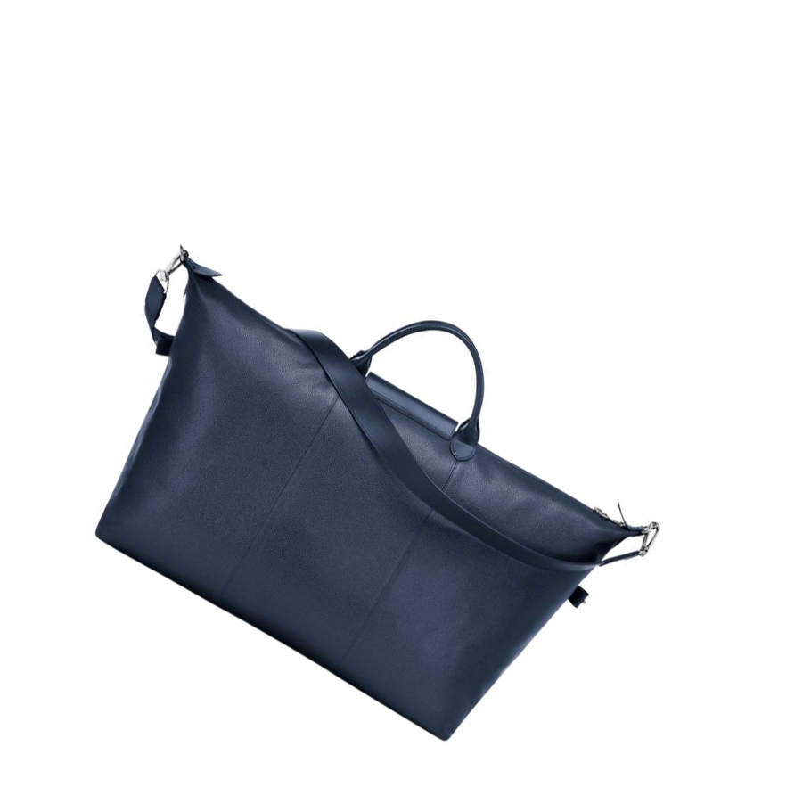 Longchamp Le Foulonné L Reistas Dames Donkerblauw | NL-LJ61045