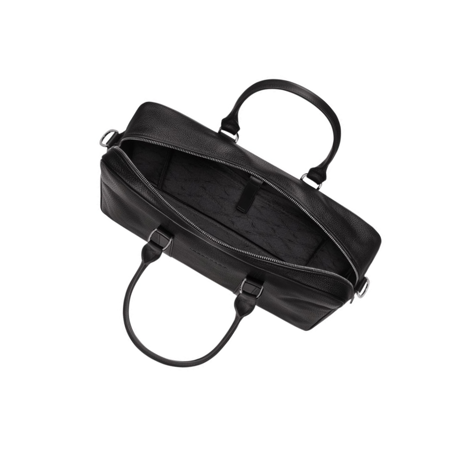 Longchamp Le Foulonné M Aktetas Heren Zwart | NL-HJ24675