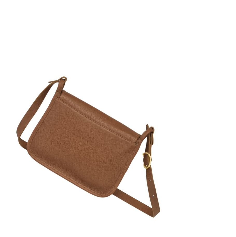 Longchamp Le Foulonné M Crossbodytassen Dames Bruin | NL-EG39140
