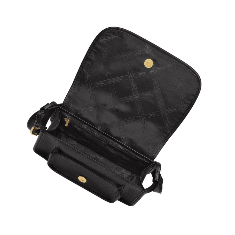 Longchamp Le Foulonné M Crossbodytassen Dames Zwart | NL-LY84073