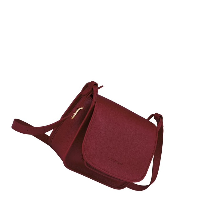 Longchamp Le Foulonné M Crossbodytassen Dames Rood | NL-VS07168