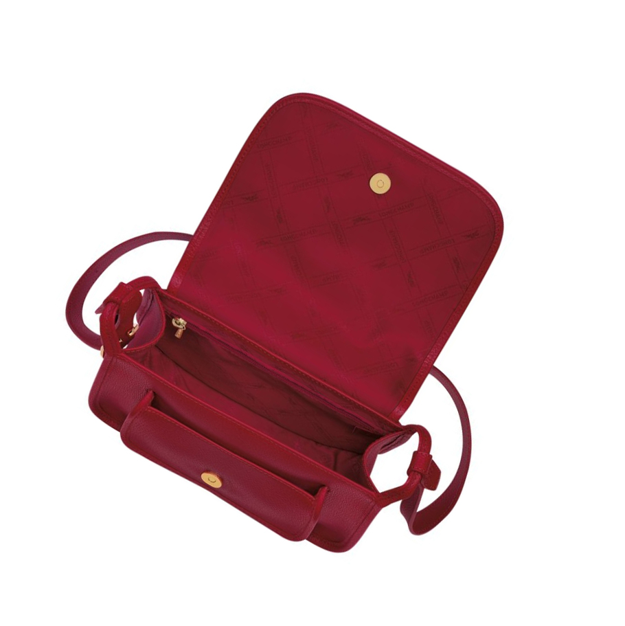 Longchamp Le Foulonné M Crossbodytassen Dames Rood | NL-VS07168