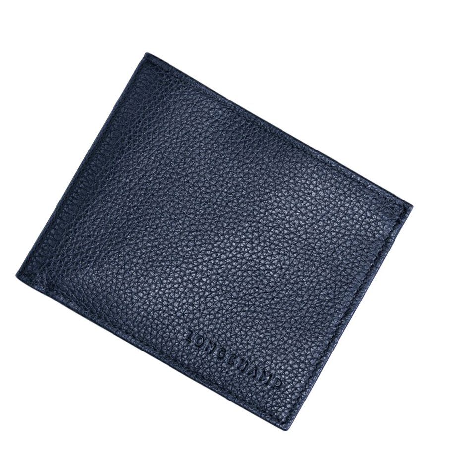 Longchamp Le Foulonné Portefeuille Dames Donkerblauw | NL-DF71489