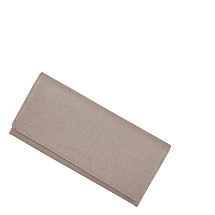 Longchamp Le Foulonné Portefeuille Dames Grijs | NL-EO51278